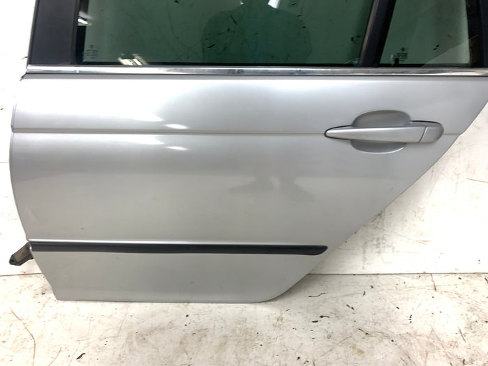 BMW E46 325i 325xi 323i Wagon/Touring Left/Driver Side Rear Door Titan Silver (354)