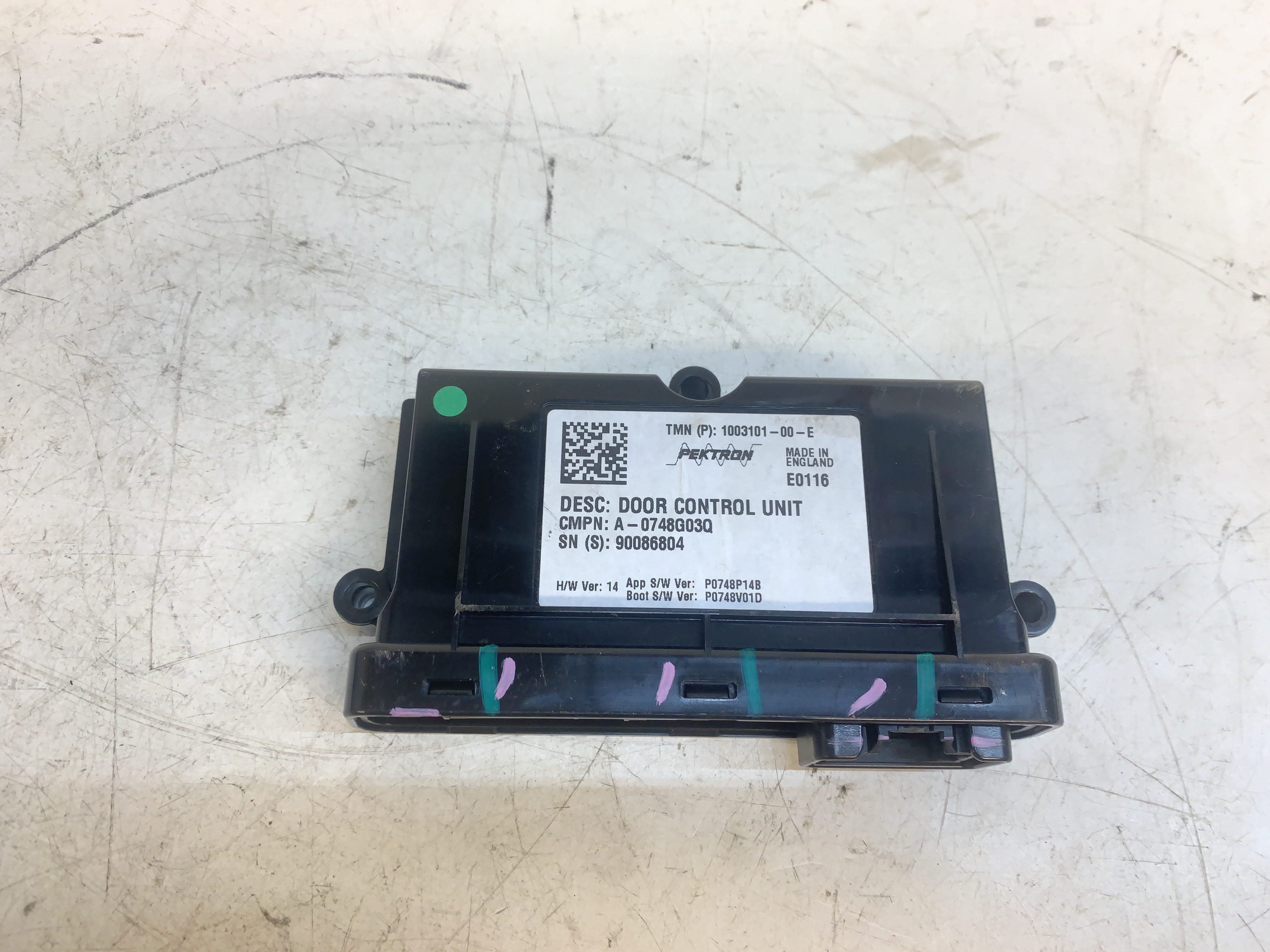 Tesla Control Module Right Tesla Model S Front Left/Right Door Control Module 1003101-00-E ...