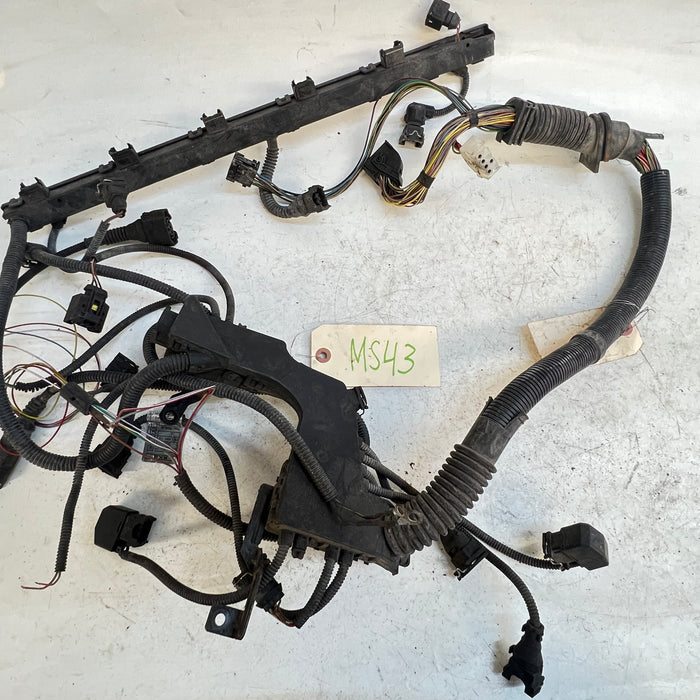 BMW E46 M54 ENGINE WIRING HARNESS MS43 (MISSING EGR PURGE VALVE CONNECTOR ) 12517513554