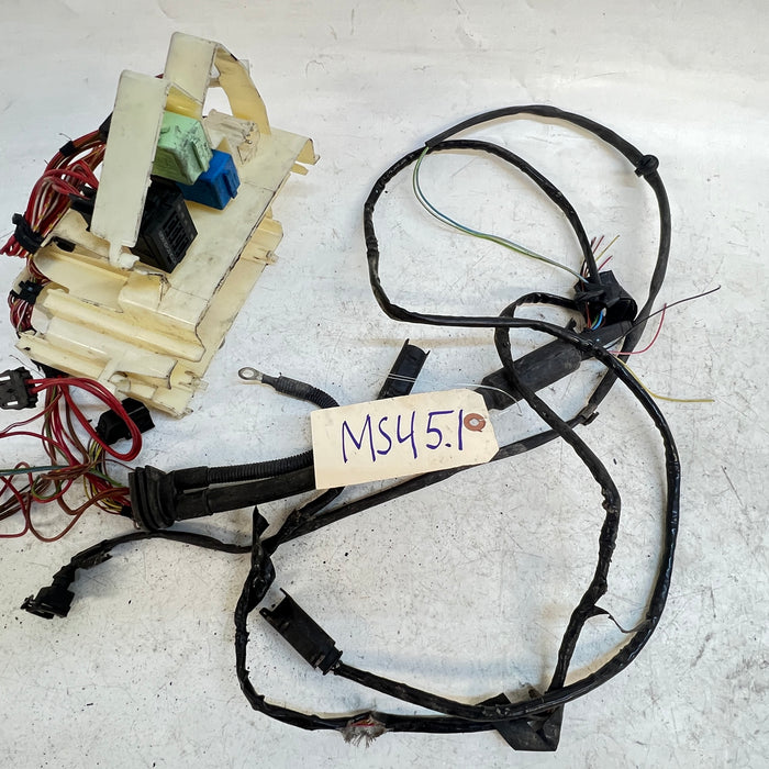 BMW E46 M54 O2 SENSOR & MANUAL TRANSMISSION WIRING HARNESS MS45.1 *DAMAGED* 12517523223