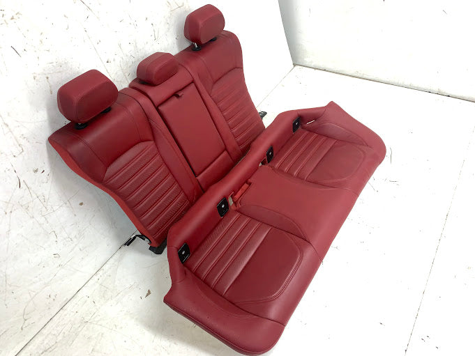 2019 Alfa Romeo 952 Giulia Ti Red Leather Rear Seats