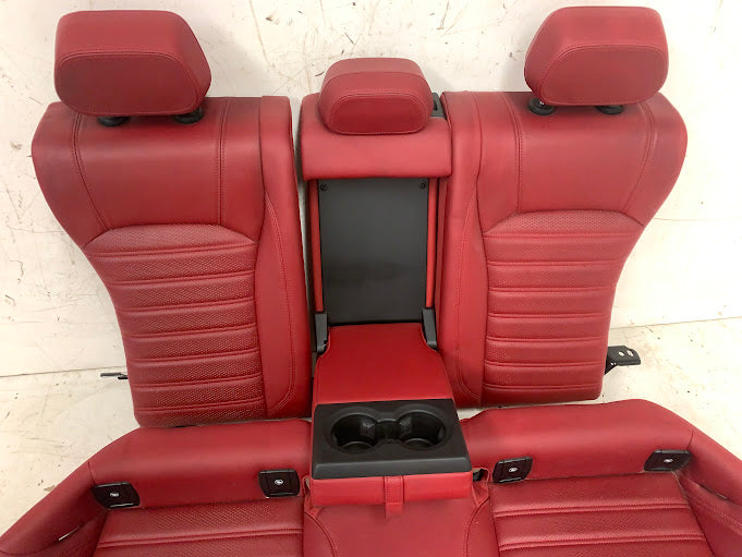 2019 Alfa Romeo 952 Giulia Ti Red Leather Rear Seats