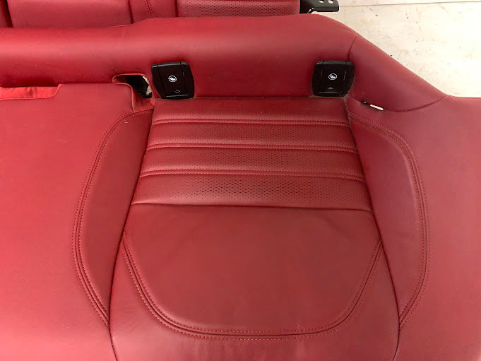 2019 Alfa Romeo 952 Giulia Ti Red Leather Rear Seats