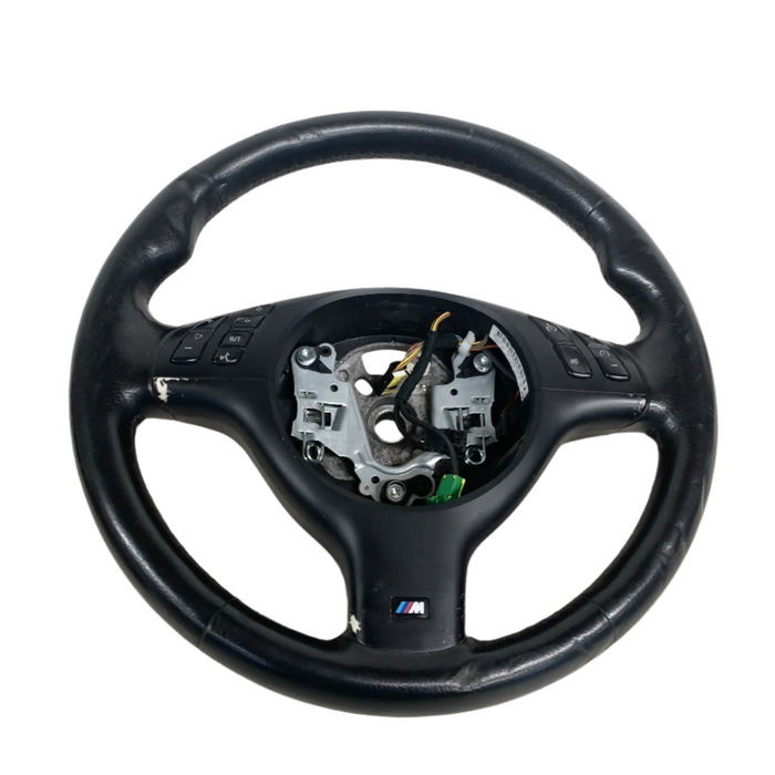 BMW E46 325i 330i 328i 323i 320i M Sport Leather Steering Wheel W/O Paddles 2282022