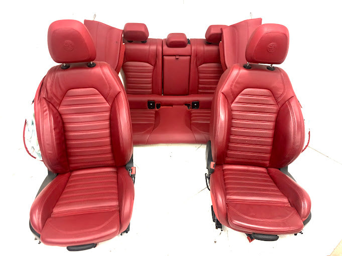 2019 Alfa Romeo 952 Giulia Ti Red Leather Front Seats *DAMAGED*