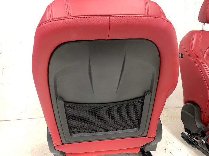 2019 Alfa Romeo 952 Giulia Ti Red Leather Front Seats *DAMAGED*