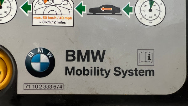 BMW F30 F31 F32 F33 F34 F36 3 & 4 Series Mobility System Tire Inflator 2333674
