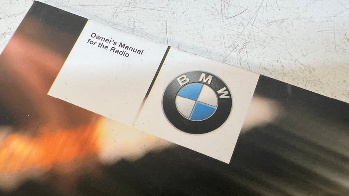 BMW OWNER'S MANUAL FOR BMW BUSINESS CD RADIO 01410155848