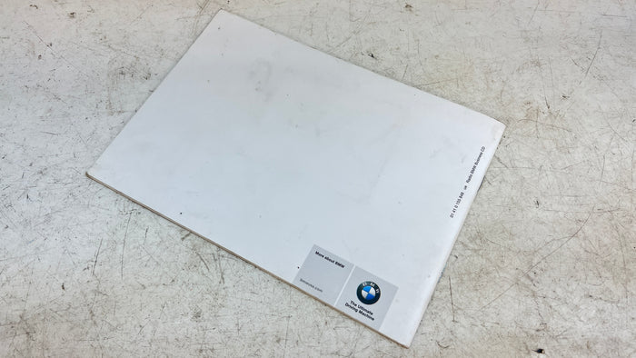 BMW OWNER'S MANUAL FOR BMW BUSINESS CD RADIO 01410155848