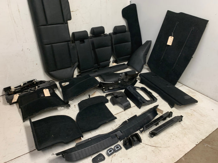 BMW E46 325i 323i Wagon Touring Black Leather Rear Seats & Interior Set