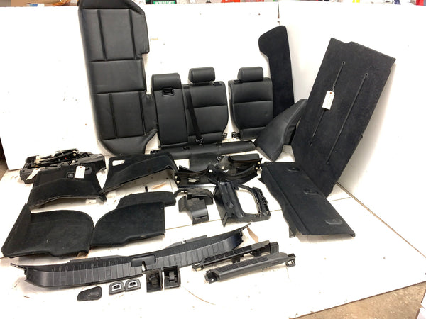 BMW E46 325i 323i Wagon Touring Black Leather Rear Seats & Interior Set