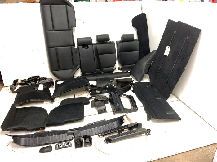 BMW E46 325i 323i Wagon Touring Black Leather Rear Seats & Interior Set