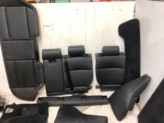 BMW E46 325i 323i Wagon Touring Black Leather Rear Seats & Interior Set