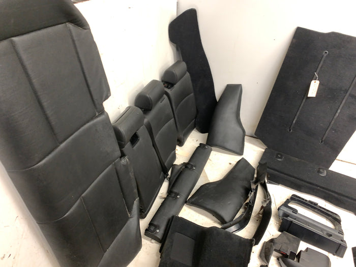 BMW E46 325i 323i Wagon Touring Black Leather Rear Seats & Interior Set