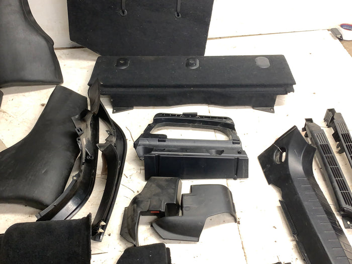 BMW E46 325i 323i Wagon Touring Black Leather Rear Seats & Interior Set