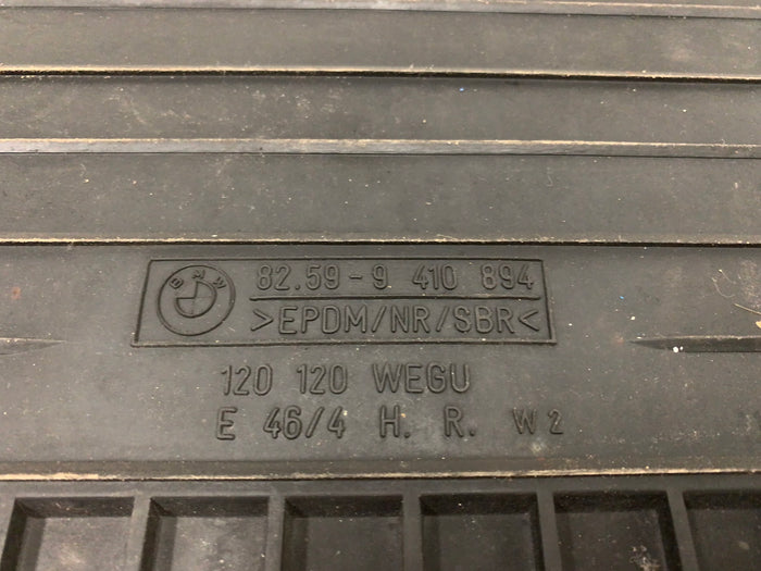 BMW E46 3 Series Wagon/Coupe/Sedan RWD Rubber/Winter Floor Mat Set 9408540/9408541
