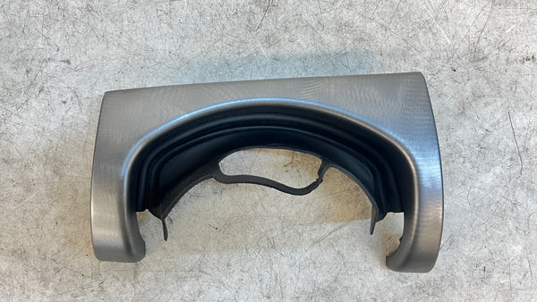 MINI R53 Cooper S JCW Instrument Panel Steering Column Trim Alloy Patina 51457055695