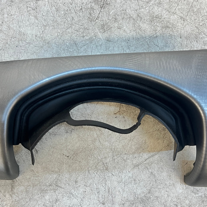 MINI R53 Cooper S JCW Instrument Panel Steering Column Trim Alloy Patina 51457055695