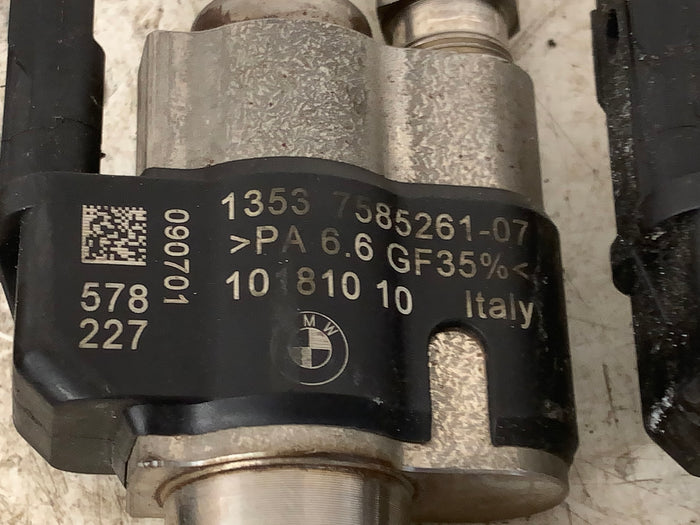 BMW E90 E92 E93 335i 335xi N54 High Pressure Fuel Injectors Index 7 Set 7585261-07