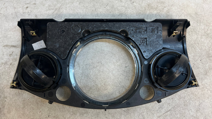 MINI R53 Cooper S JCW Center Dash Gauge Cluster Trim Alloy Patina 51459141916