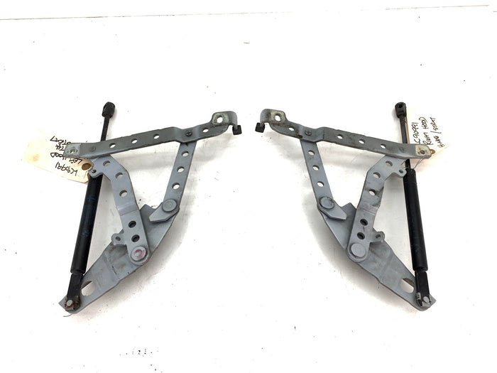 BMW Z3 M Roadster Left & Right Hood Hinges Set Titan Silver (354) 2497679/8397401