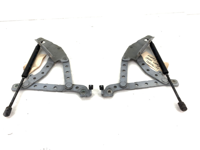 BMW Z3 M Roadster Left & Right Hood Hinges Set Titan Silver (354) 2497679/8397401