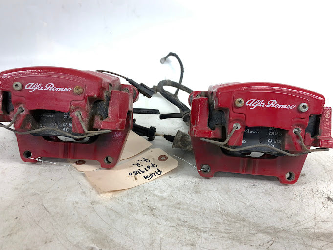 2019 Alfa Romeo 952 Giulia Ti Red Brake Caliper Set 00505536770/00505536710/00505415070/00505415020