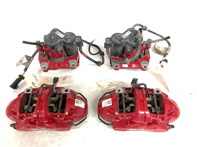 2019 Alfa Romeo 952 Giulia Ti Red Brake Caliper Set 00505536770/00505536710/00505415070/00505415020