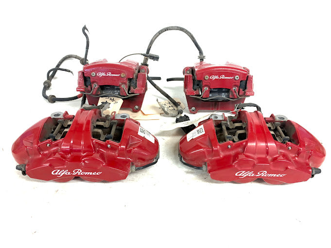 2019 Alfa Romeo 952 Giulia Ti Red Brake Caliper Set 00505536770/00505536710/00505415070/00505415020