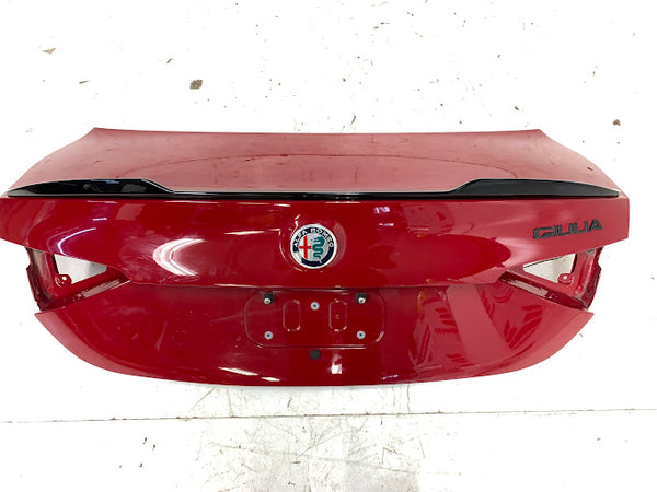 2019 Alfa Romeo 952 Giulia Ti Trunk Lid W/Spoiler Alfa Rosso (414)