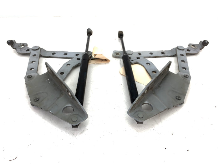 BMW Z3 M Roadster Left & Right Trunk Hinges Set Titan Silver (354) 8397328/8397327