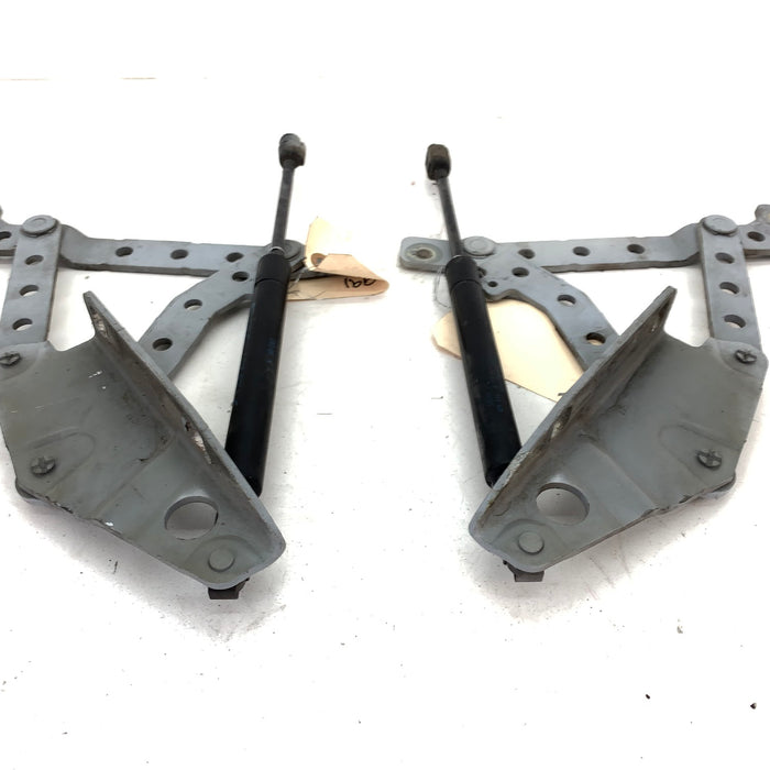 BMW Z3 M Roadster Left & Right Trunk Hinges Set Titan Silver (354) 8397328/8397327