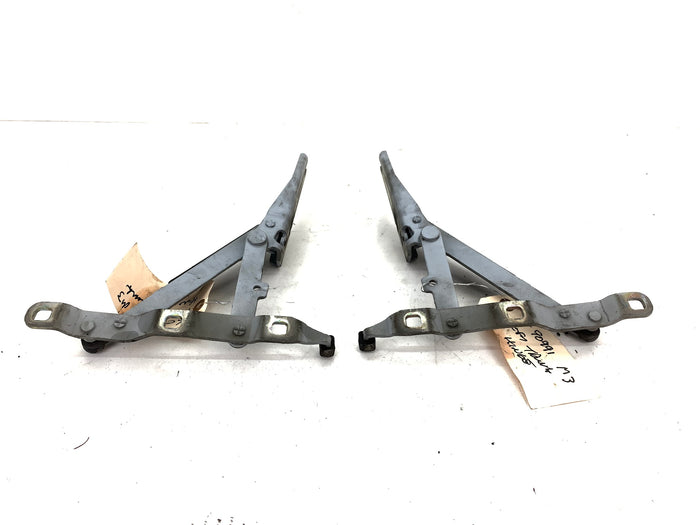 BMW Z3 M Roadster Left & Right Trunk Hinges Set Titan Silver (354) 8397328/8397327