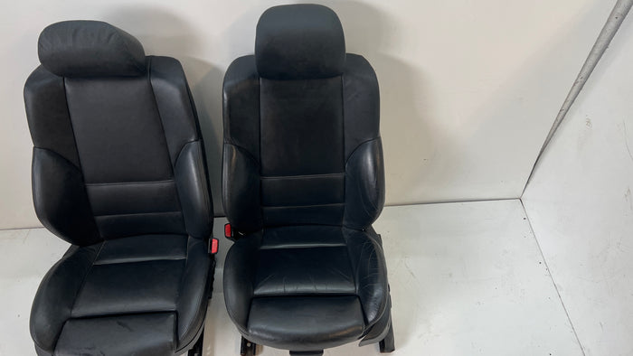 BMW E46 SEDAN/WAGON FRONT SPORT SEATS - BLACK LEATHER