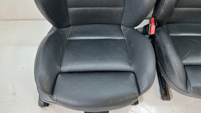 BMW E46 SEDAN/WAGON FRONT SPORT SEATS - BLACK LEATHER