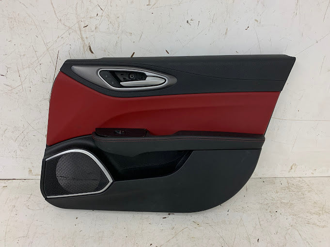 2019 Alfa Romeo 952 Giulia Ti Right/Passenger Side Front Red Door Panel 5000015506