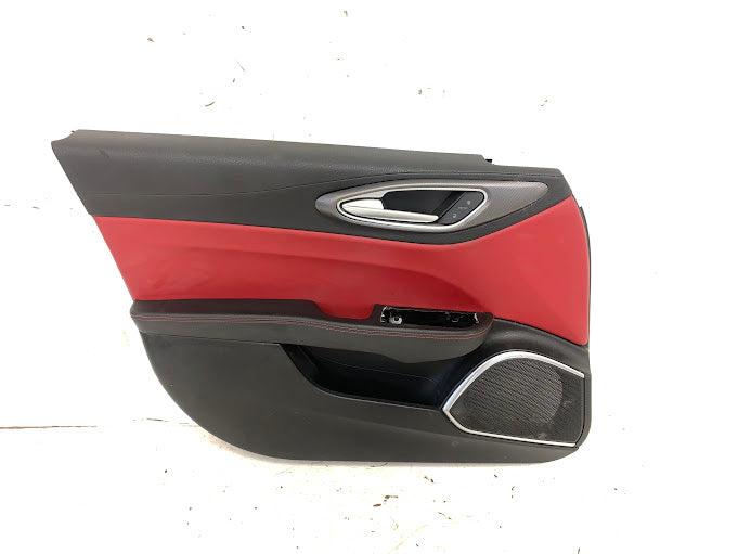 2019 Alfa Romeo 952 Giulia Ti Left/Driver Side Front Red Door Panel 5000015505