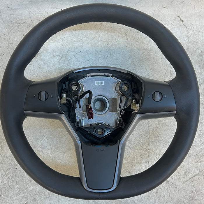 Tesla Model Y Leather Steering Wheel 1490214-00-B