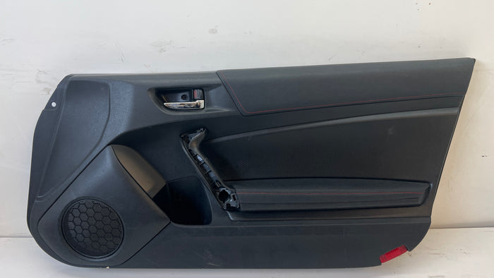 SCION FRS/SUBARU BRZ FRONT DOOR PANELS/CARDS W/ RED STITCHING