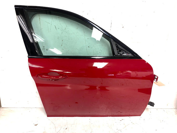 2019 Alfa Romeo 952 Giulia Ti Right/Passenger Side Front Door Alfa Rosso (414) *DAMAGED*