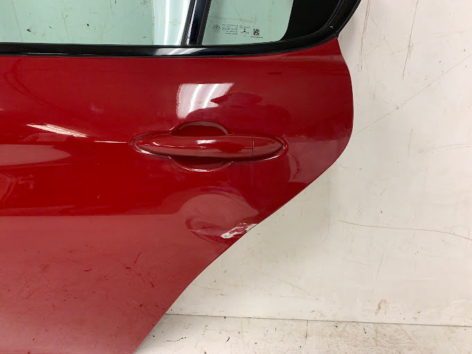 2019 Alfa Romeo 952 Giulia Ti Left/Driver Side Rear Door Alfa Rosso (414) *DAMAGED*