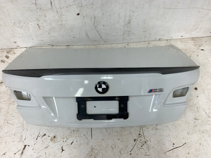 BMW E92 M3 335i 328i LCI Coupe Trunk Lid W/Aftermarket Spoiler Alpine White (300)