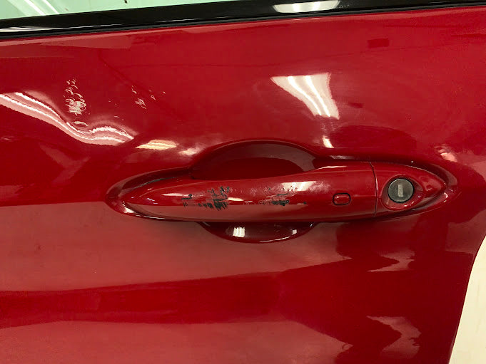 2019 Alfa Romeo 952 Giulia Ti Left/Driver Side Front Door Alfa Rosso (414) *DAMAGED*