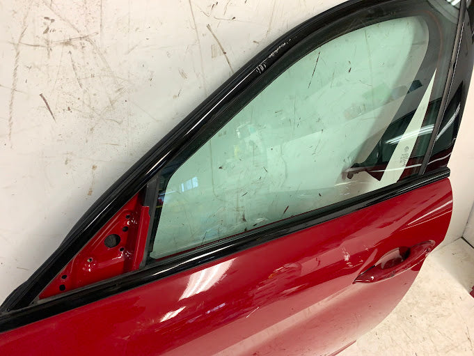 2019 Alfa Romeo 952 Giulia Ti Left/Driver Side Front Door Alfa Rosso (414) *DAMAGED*