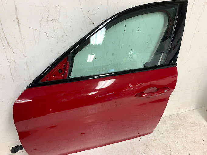 2019 Alfa Romeo 952 Giulia Ti Left/Driver Side Front Door Alfa Rosso (414) *DAMAGED*