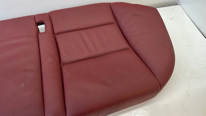 BMW E60 M5 Rear Seat Bottom Bench Indianapolis Red Merino Leather (X3A7) *DAMAGED*