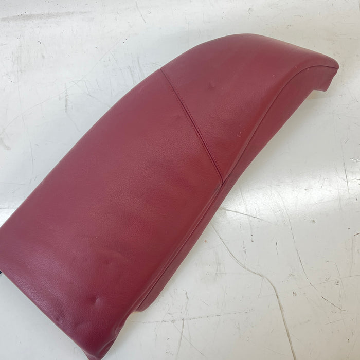 BMW E60 M5 Right/Passenger Side Rear Seat Bolster Indianapolis Red Merino Leather (X3A7) *DAMAGED*