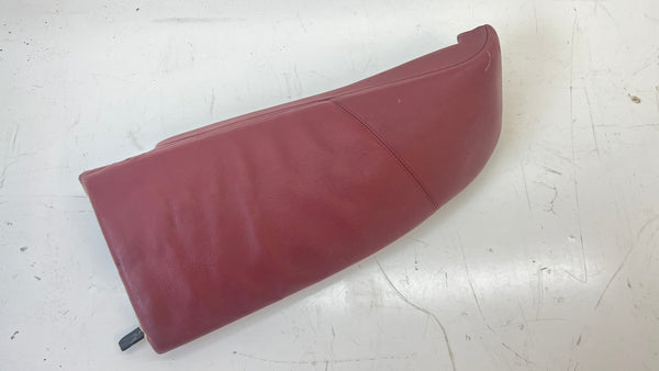 BMW E60 M5 Left/Driver Side Rear Seat Bolster Indianapolis Red Merino Leather (X3A7) *DAMAGED*