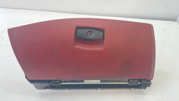 BMW E60 M5 Glove Box Indianapolis Red Merino Leather (X3A7) 51167034080 *DAMAGED*