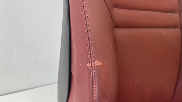 BMW E60 M5 Right/Passenger Side Front Seat Indianapolis Red Merino Leather (X3A7)